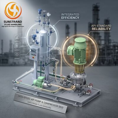 Harga yang bagus 37KW Sundyne LMV 322 Penggantian Pompa Sentrifugal Berkecepatan Tinggi 4.0MPa on line