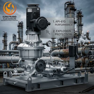 Harga yang bagus Heavy Duty Hydrocarbon Processing High Speed Centrifugal Pumps Sundyne LMV 322 Penggantian on line
