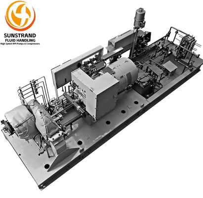 Harga yang bagus Kompresor gas proses multi-tahap terintegrasi LF 2X80 Kompresor yang dipasang di dasar on line