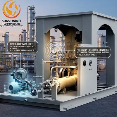Harga yang bagus Pompa sentrifugal vertikal kecepatan tinggi API 610 74 M3/Hr 400 Gpm Sundyne LMV 341 Penggantian on line